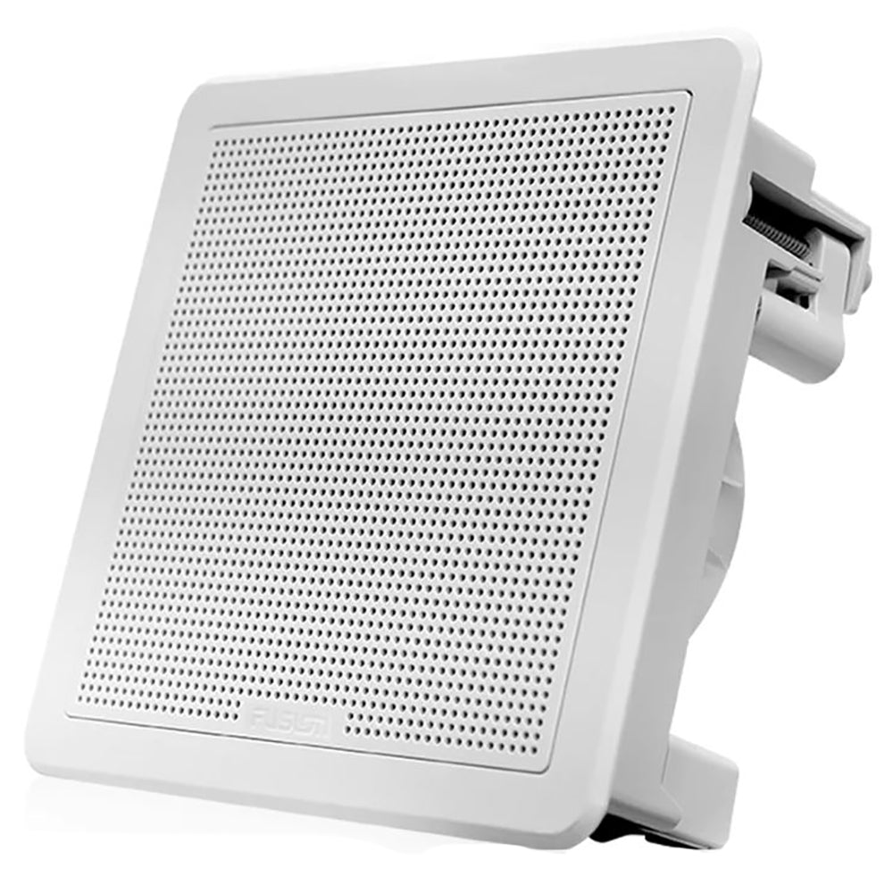 Fusion FM-F77SW FM Series 7.7" Flush Mount Square Marine Speakers - White Grill - 200W [010-02300-10]